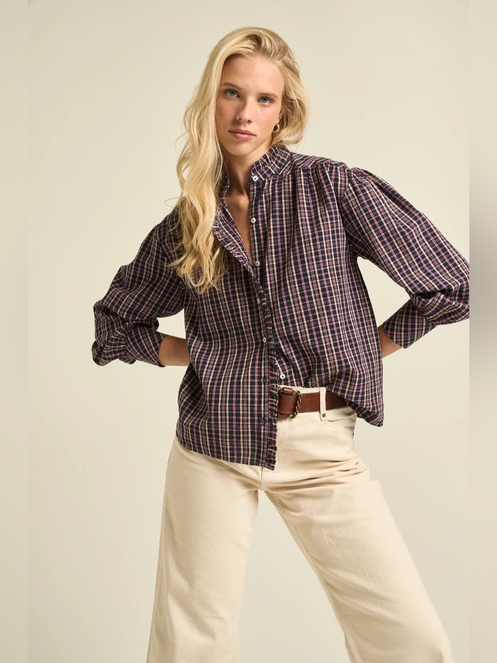 Sonmer Alexa Blouse Navy